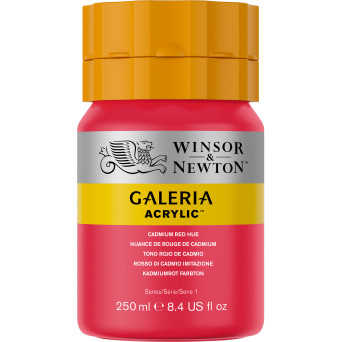 Farba akrylowa Galeria - Winsor & Newton - 095, Cadmium Red Hue, 250 ml