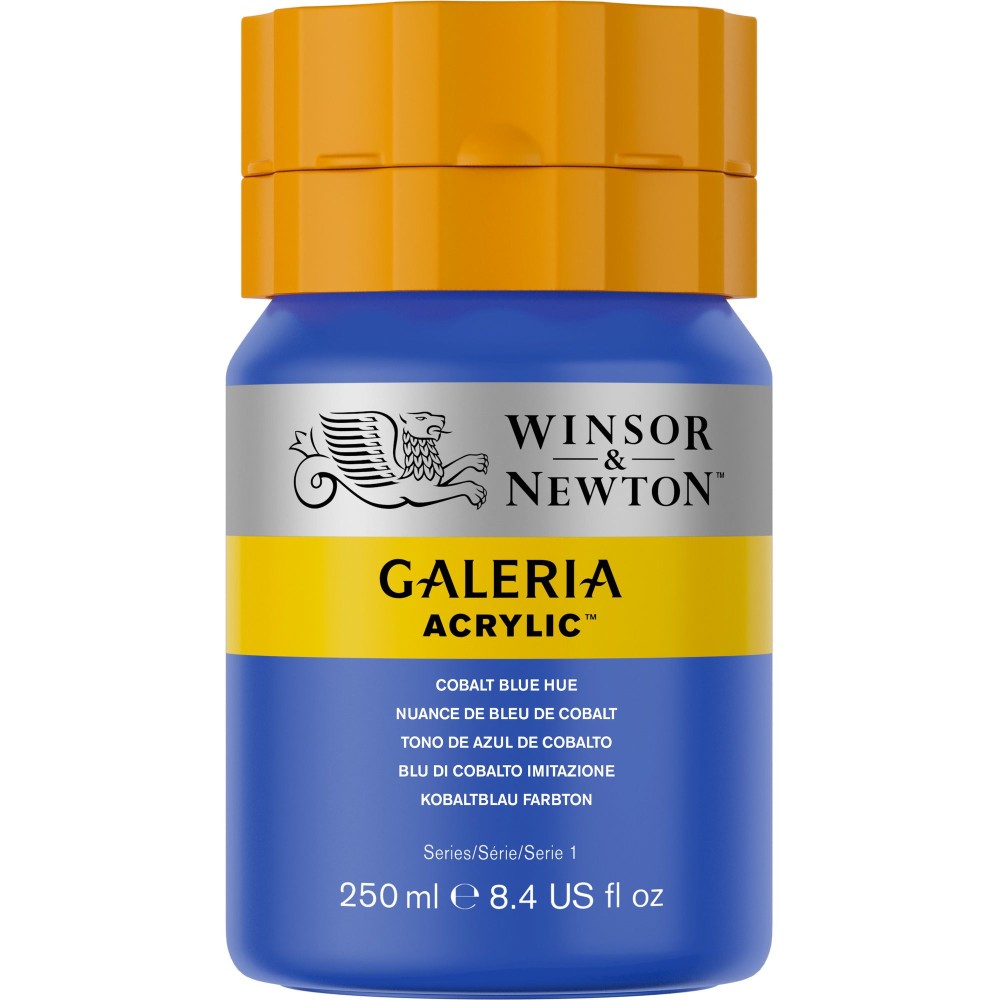 Farba akrylowa Galeria - Winsor & Newton - 179, Cobalt Blue Hue, 250 ml