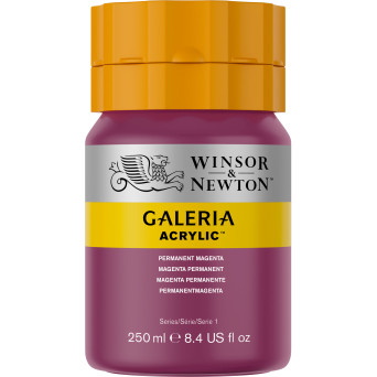 Farba akrylowa Galeria - Winsor & Newton - 488, Permanent Magenta, 250 ml