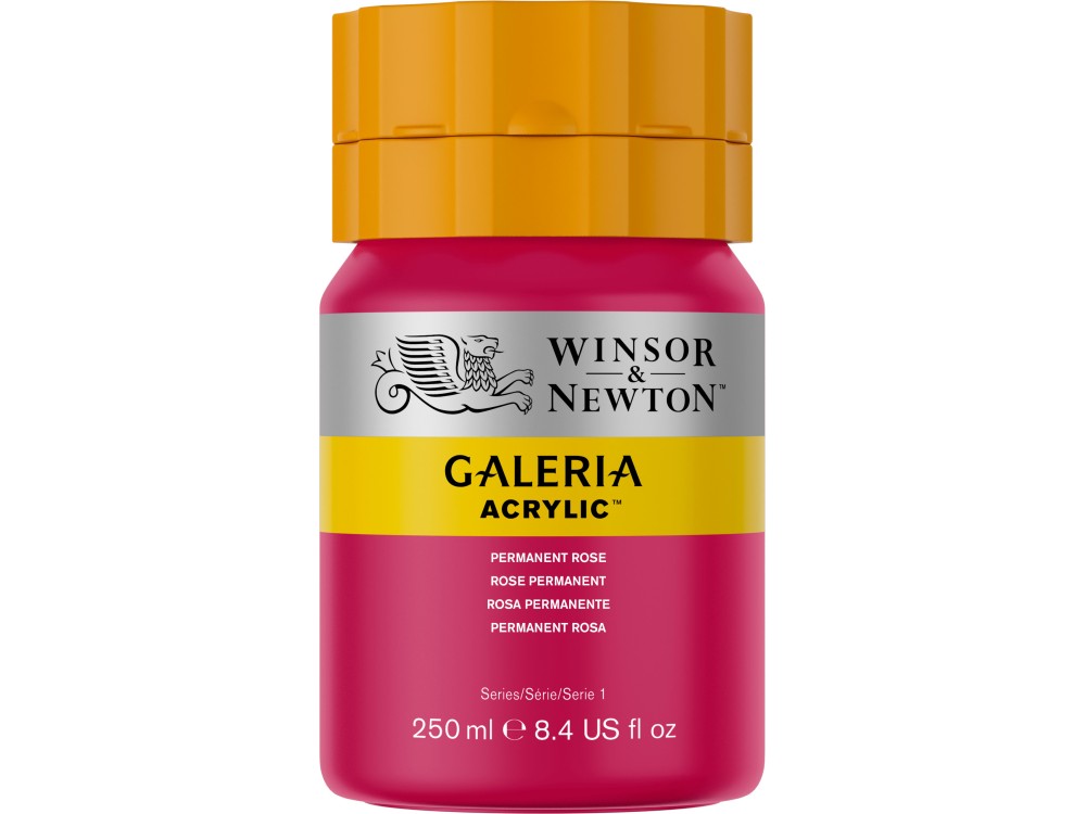 Acrylic paint Galeria - Winsor & Newton - 502, Permanent Rose, 250 ml