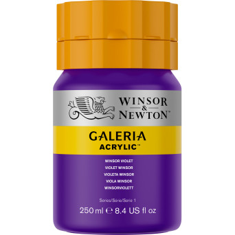 Farba akrylowa Galeria - Winsor & Newton - 728, Winsor Violet, 250 ml