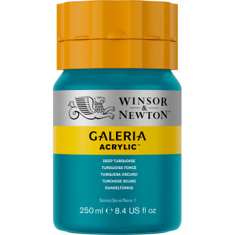 Acrylic paint Galeria - Winsor & Newton - 232, Deep Turquoise, 250 ml
