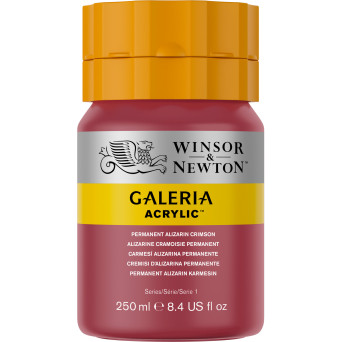 Acrylic paint Galeria - Winsor & Newton - 466, Permanent Alizarin Crimson, 250 ml