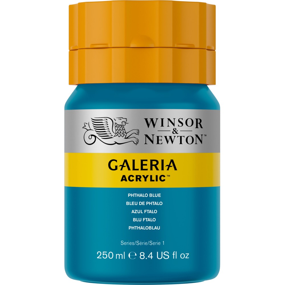 Acrylic paint Galeria - Winsor & Newton - 516, Phthalo Blue, 250 ml