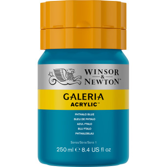 Farba akrylowa Galeria - Winsor & Newton - 516, Phthalo Blue, 250 ml