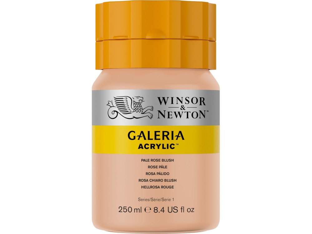 Farba akrylowa Galeria - Winsor & Newton - 257, Pale Rose Blush, 250 ml