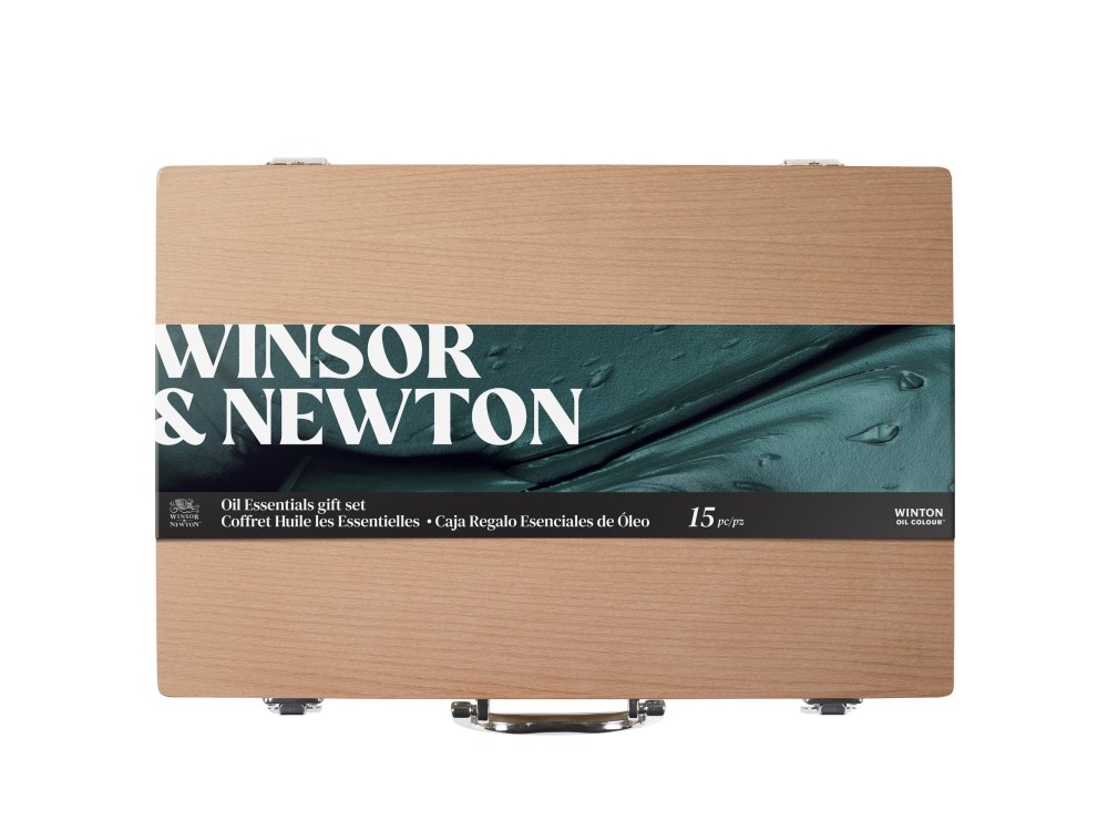 Set of Winton Oil Colour paints with accessories - Winsor & Newton - 15 pcs.