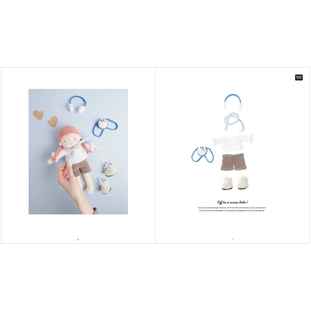 Podręcznik, instrukcja Ricorumi - Rico Design - Dollies