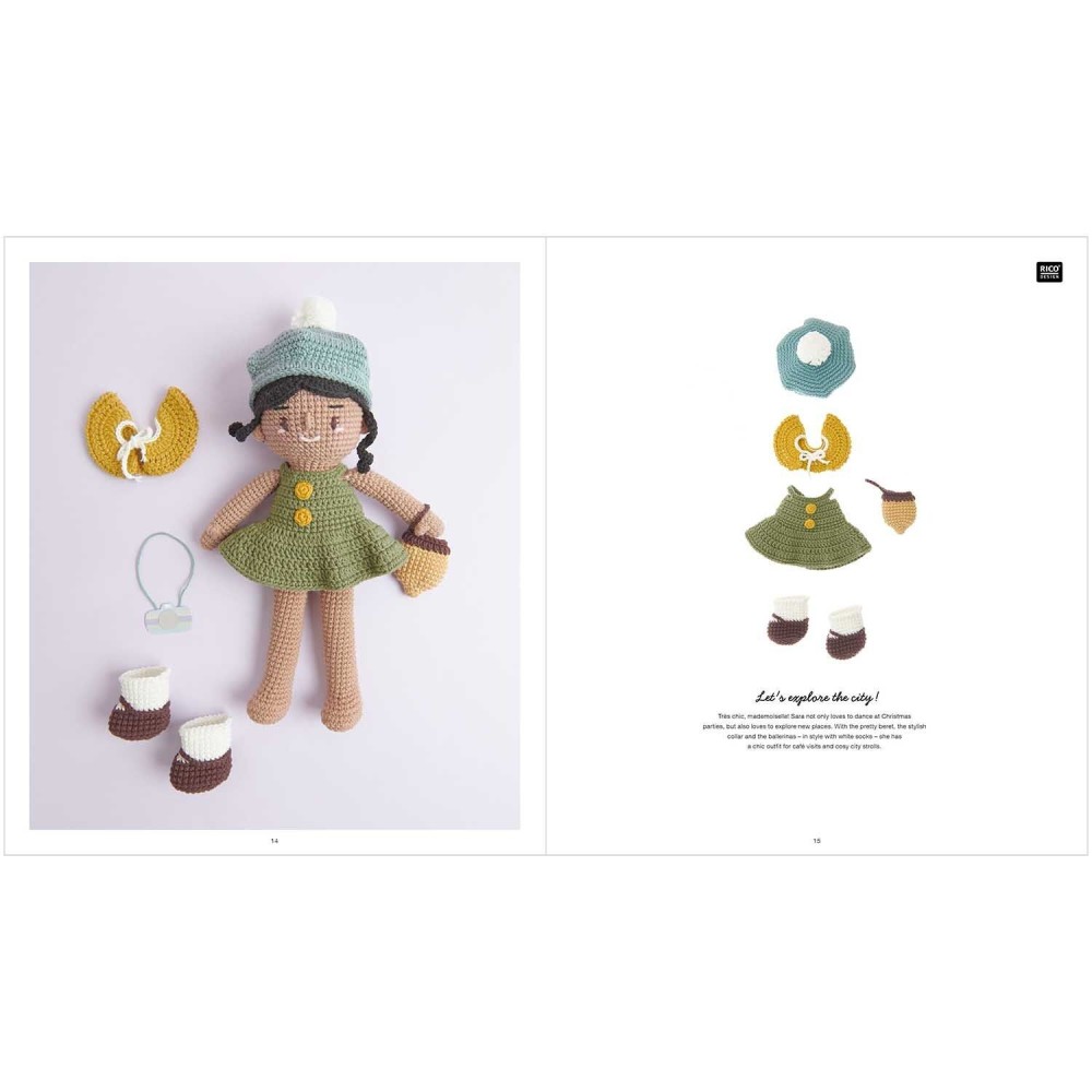 Podręcznik, instrukcja Ricorumi - Rico Design - Dollies