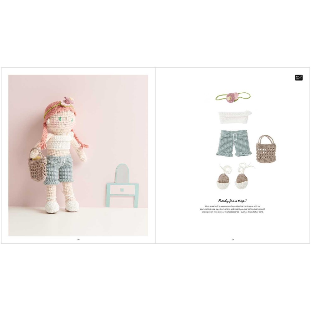 Podręcznik, instrukcja Ricorumi - Rico Design - Dollies