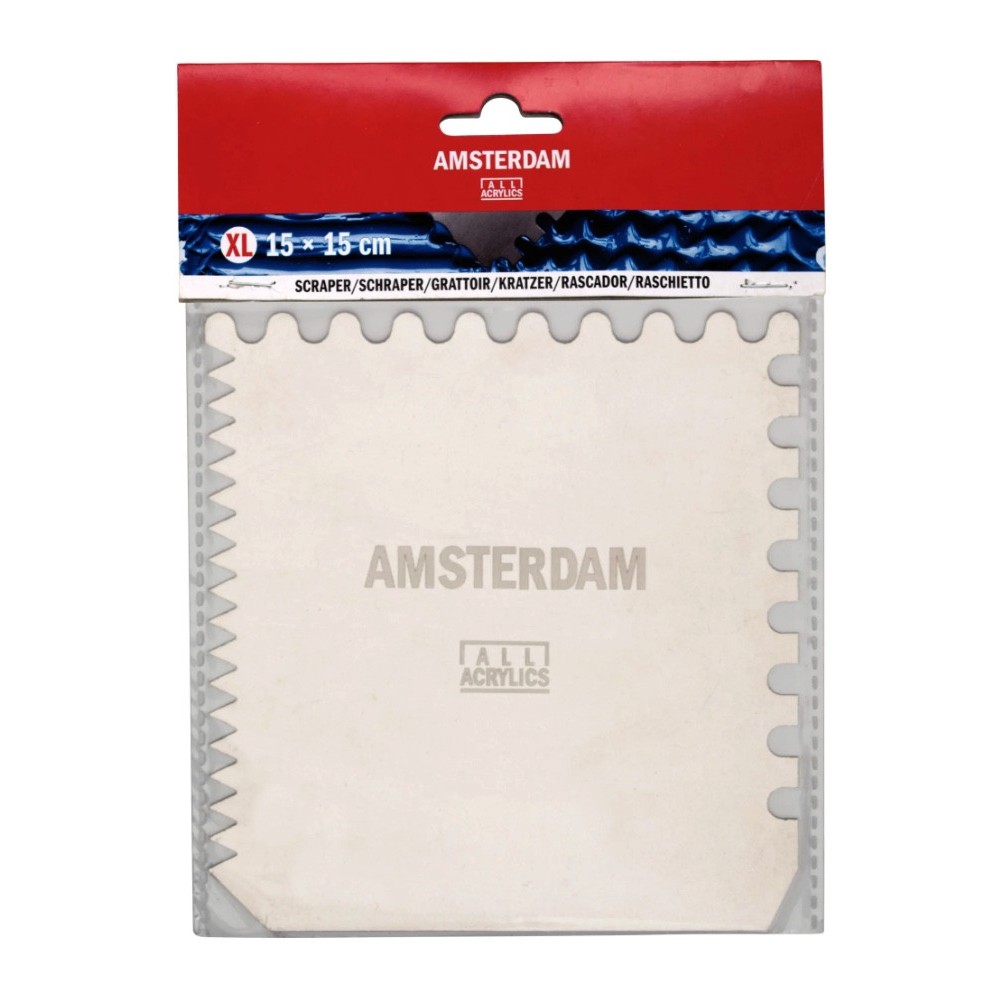 Szpatułka metalowa - Amsterdam - 15 x 15 cm