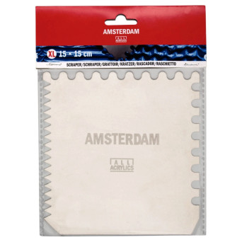 Metal scraper - Amsterdam - 15 x 15 cm
