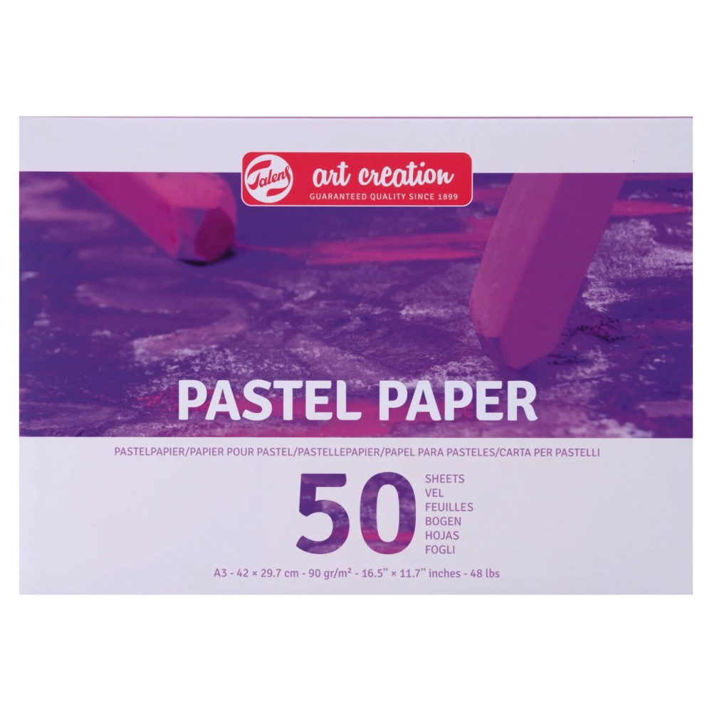 Pastel paper A3 - Talens Art Creation - plain, 90 g/m2, 50 sheets