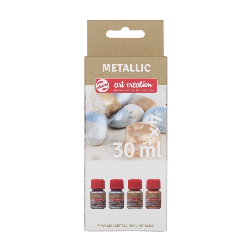 Zestaw farb metalicznych Specialties - Talens Art Creation - 4 x 30 ml