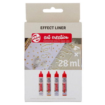 Set of Relief Effect liners - Talens Art Creation - 4 x 28 ml