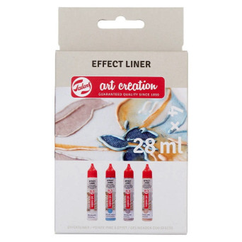 Set of Relief Effect liners Specialties - Talens Art Creation - 4 x 28 ml