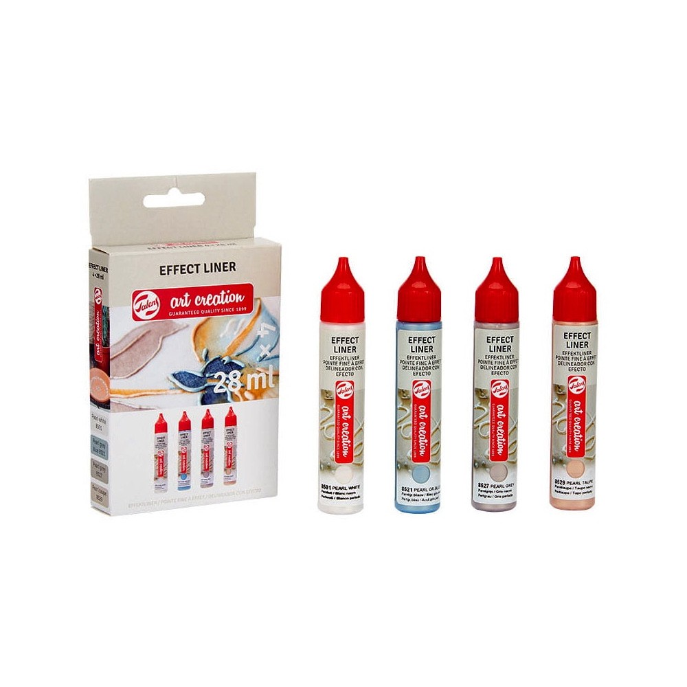 Zestaw konturówek Relief Effect Specialties - Talens Art Creation - 4 x 28 ml