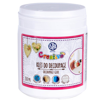 Klej do decoupage Creativo - Astra - transparentny, 250 ml