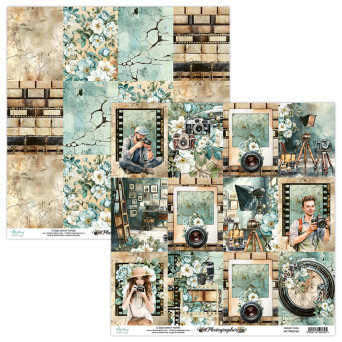 Scrapbooking paper 30,5 x 30,5 cm - Mintay - Photographer 06