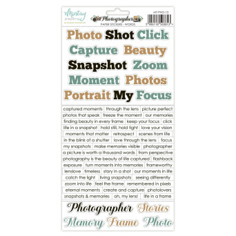 Set of paper stickers 15,2 x 20,3 cm - Mintay - Photographer