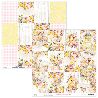 Scrapbooking paper 30,5 x 30,5 cm - Mintay - Blossom Serenity 06