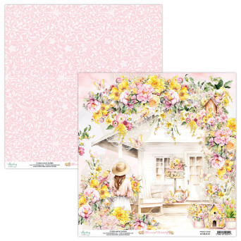 Scrapbooking paper 30,5 x 30,5 cm - Mintay - Blossom Serenity 01