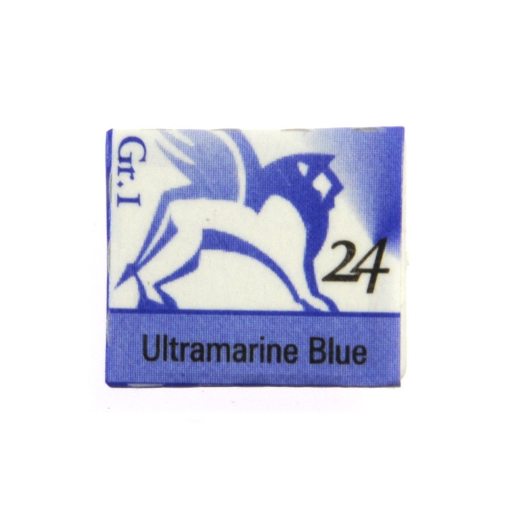 Akwarele w półkostkach - Renesans - 24, ultramarine blue, 1,5 ml
