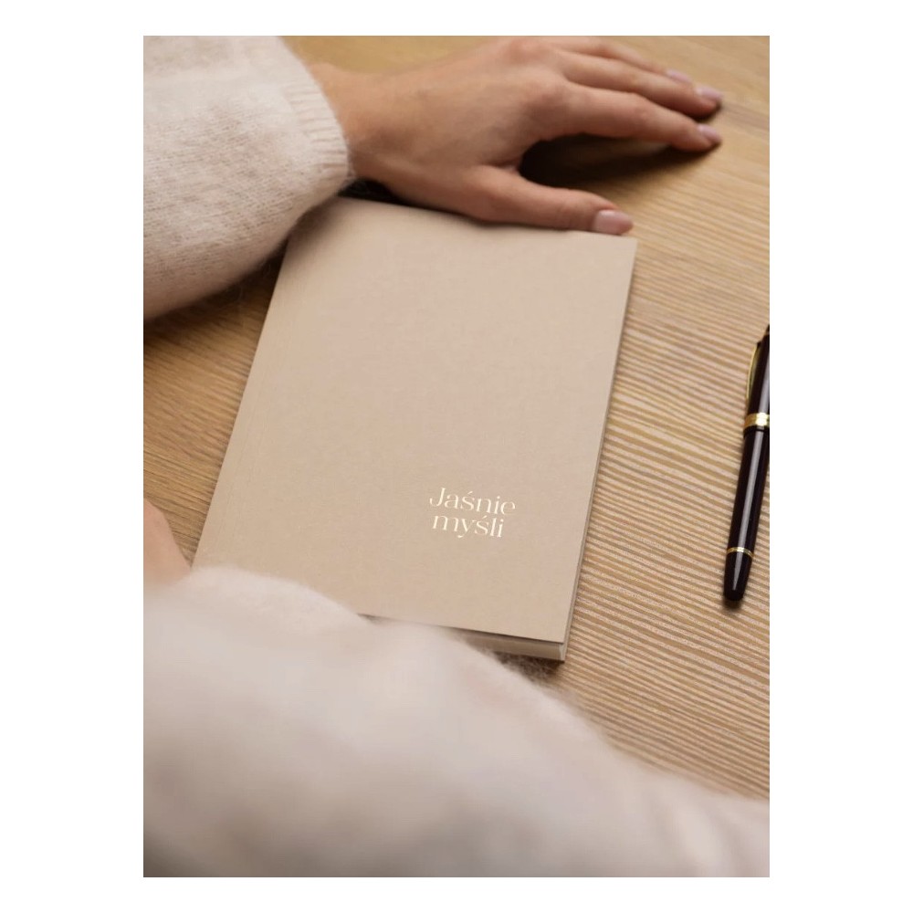 Jaśnie Myśli - Diary with questions to yourself - pink