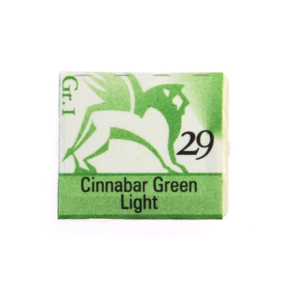 Akwarele w półkostkach - Renesans - 29, cinnabar green light, 1,5 ml