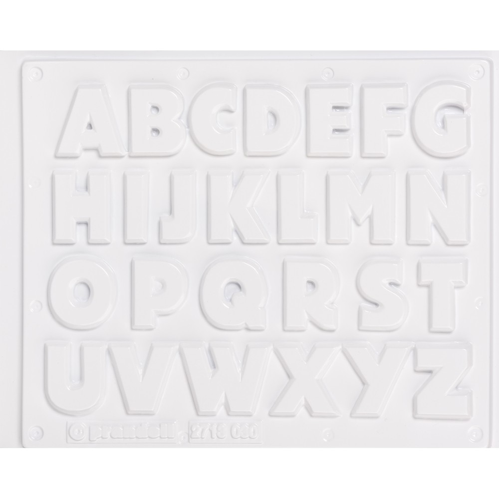 Set of molds for plaster casting - Knorr Prandell - Letters, 26 pcs.