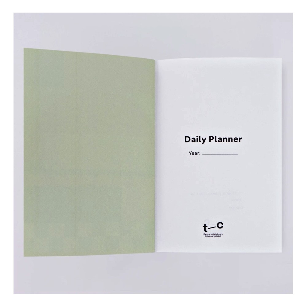 Daily planner Ginger No.1 A5 - The Completist. - 90 g/m2