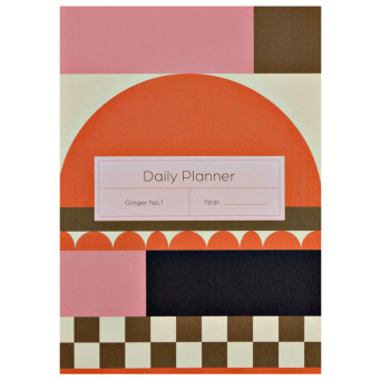Daily planner Ginger No.1 A5 - The Completist. - 90 g/m2