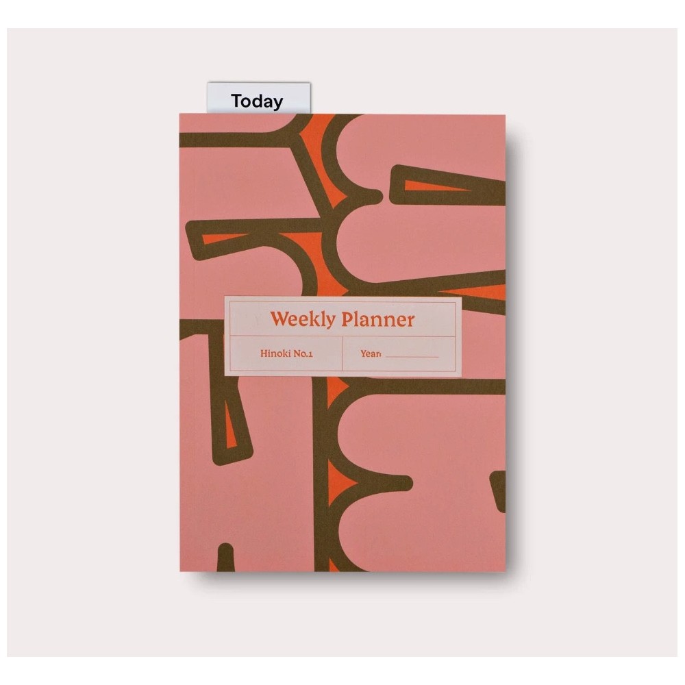 Weekly undated planner Hinoki No.1 A5 - The Completist. - 90 g/m2