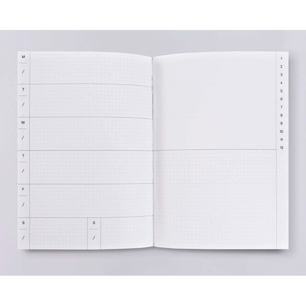 Weekly undated planner Hinoki No.1 A5 - The Completist. - 90 g/m2