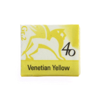 Akwarele w półkostkach - Renesans - 40, venetian yellow, 1,5 ml