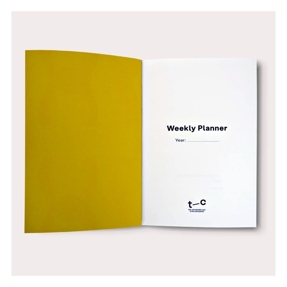 Weekly undated planner Casetta No.1 A5 - The Completist. - 90 g/m2