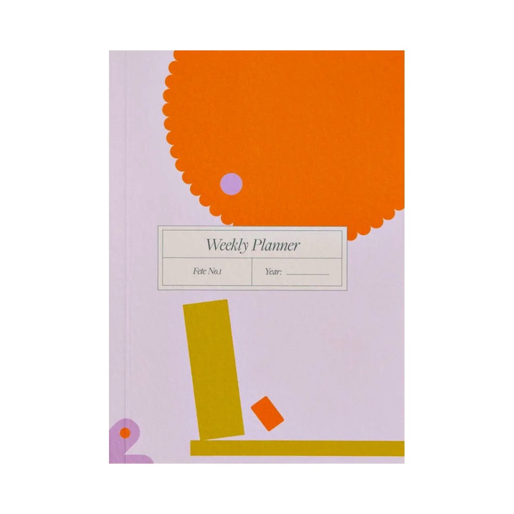 Undated weekly planner Fete No.1 A6 - The Completist. - 90 g/m2