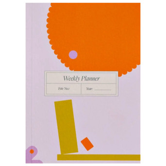 Undated weekly planner Fete No.1 A6 - The Completist. - 90 g/m2