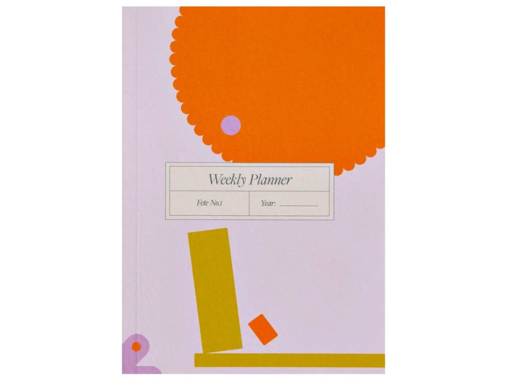 Planer tygodniowy Fete No.1 A6 - The Completist. - 90 g/m2