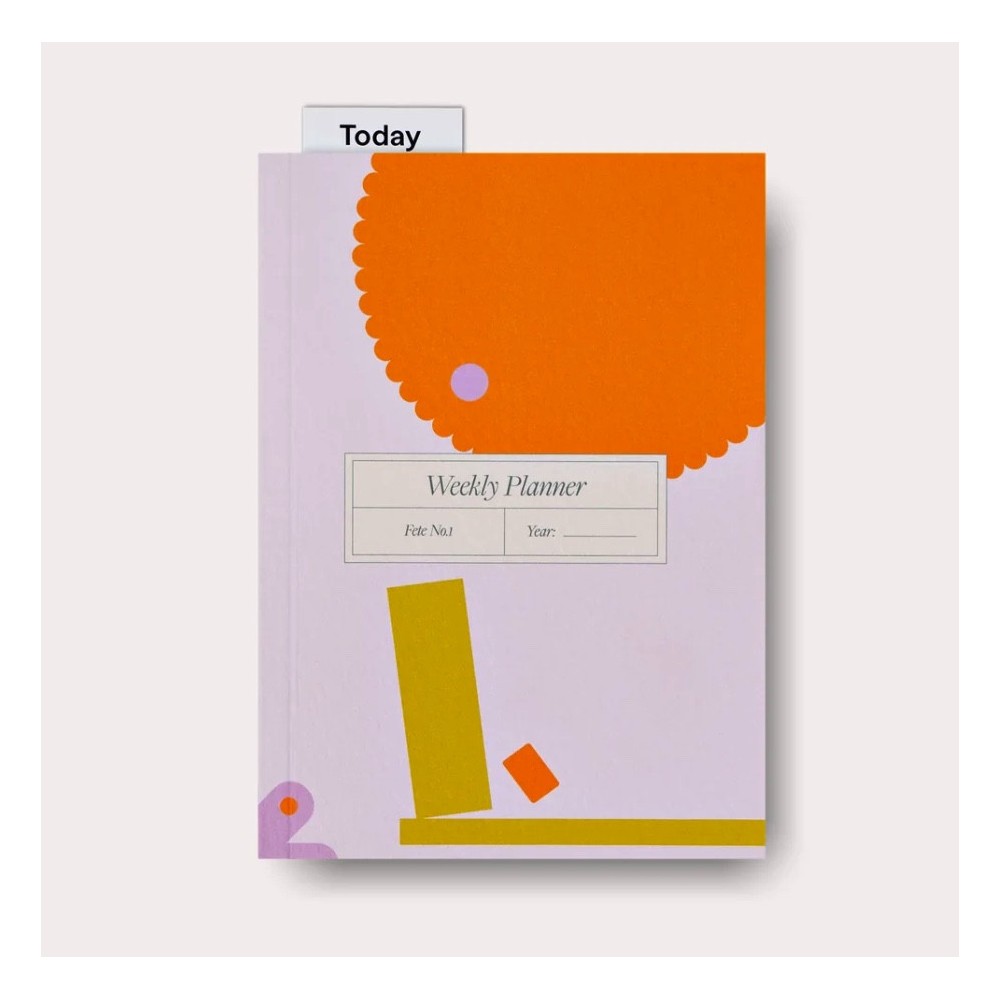 Planer tygodniowy Fete No.1 A6 - The Completist. - 90 g/m2