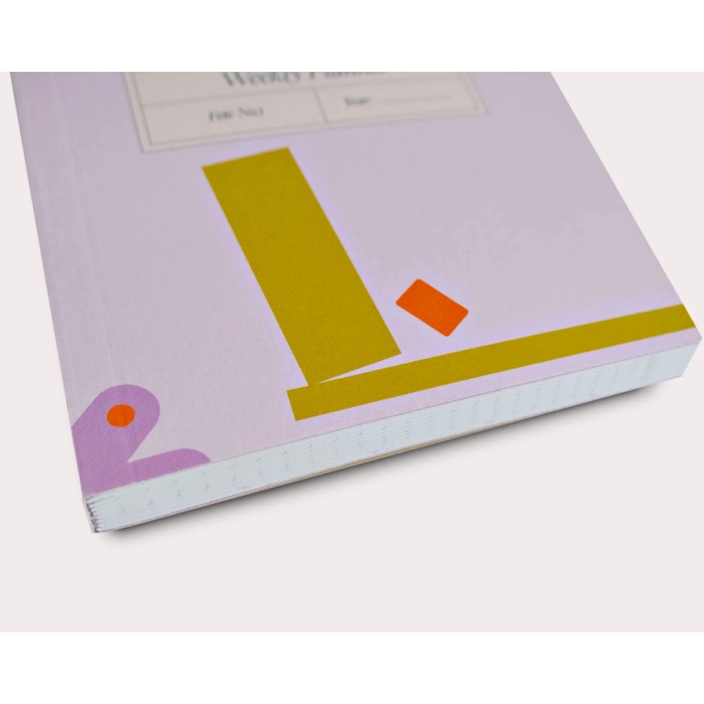 Planer tygodniowy Fete No.1 A6 - The Completist. - 90 g/m2