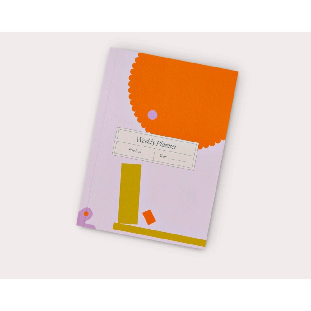 Undated weekly planner Fete No.1 A6 - The Completist. - 90 g/m2