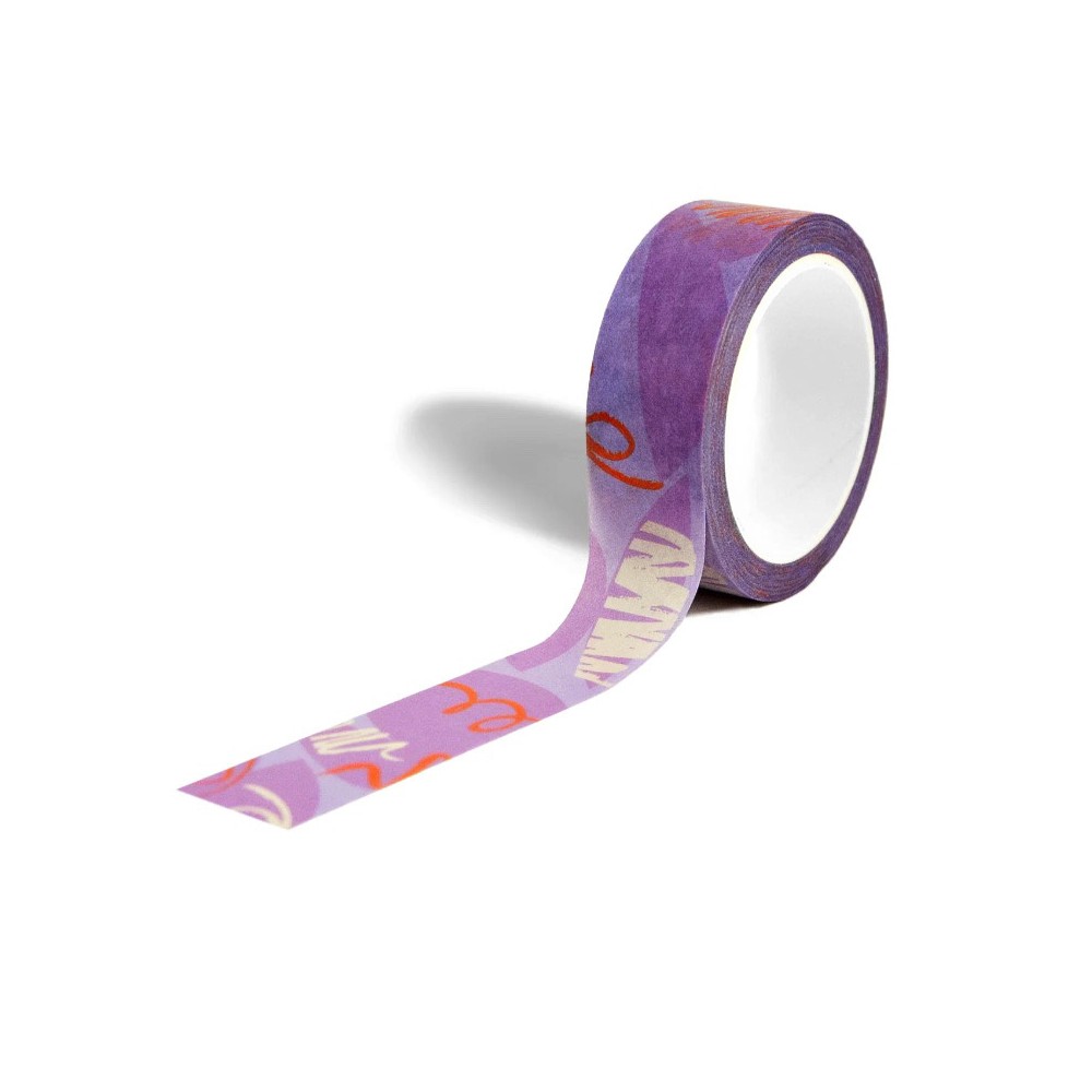 Taśma papierowa washi Contour - The Completist. - 15 mm x 10 m