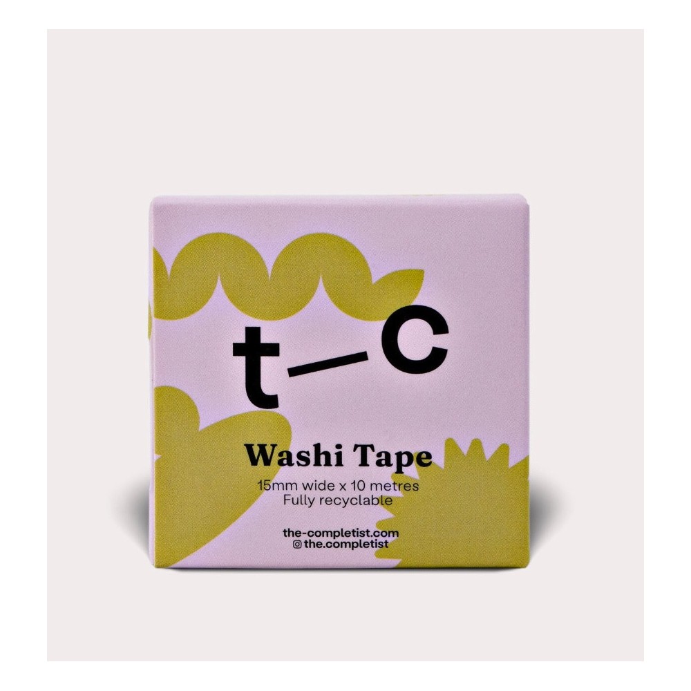 Taśma papierowa washi Contour - The Completist. - 15 mm x 10 m