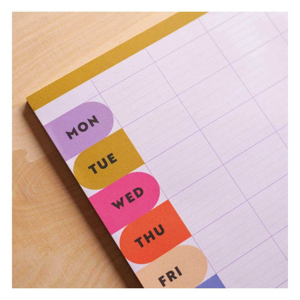 Weekly planner, desk calendar Bright Arches A4 - Good Tuesday