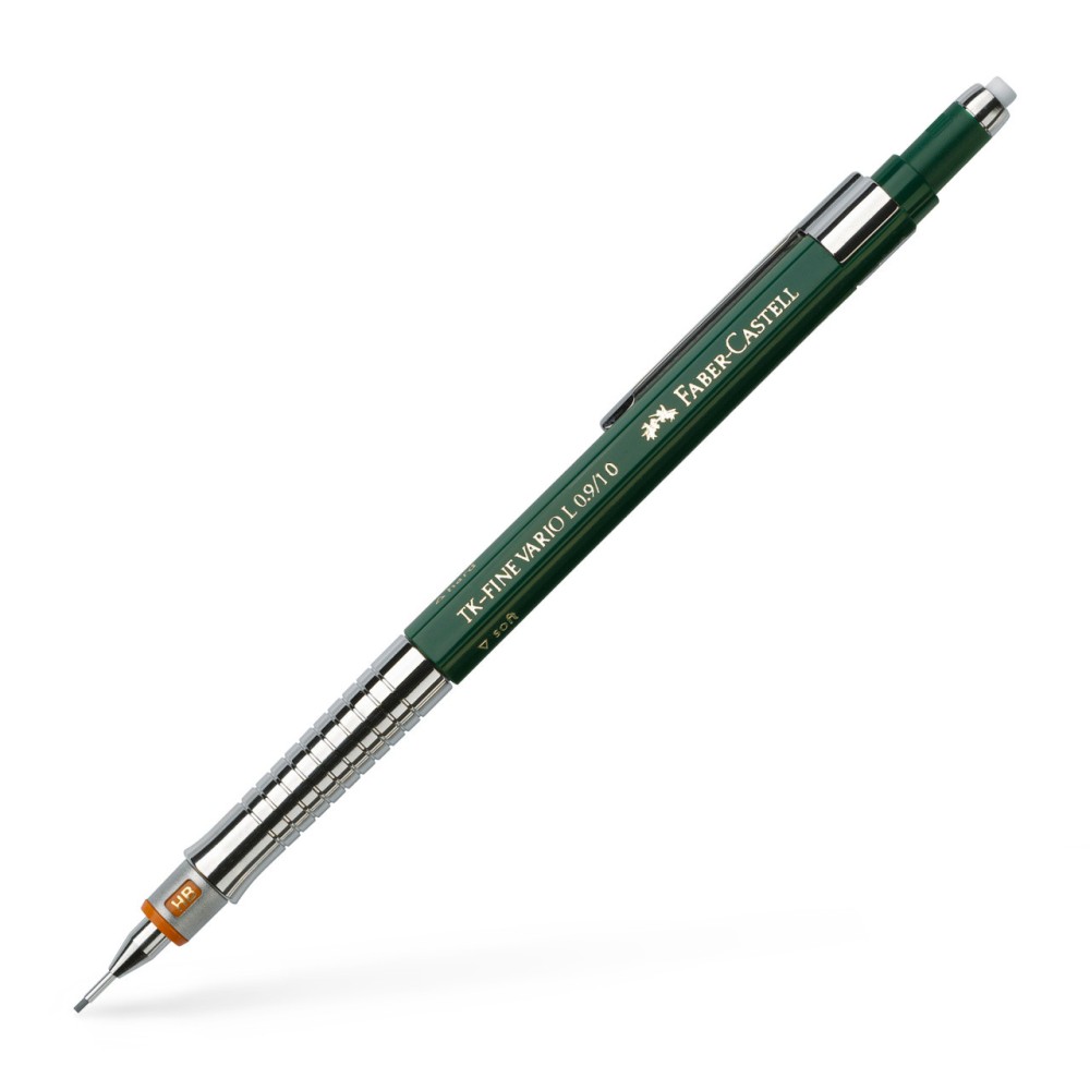 Mechanical pencil TK-Fine Vario L - Faber-Castell - Green, 1 mm, HB