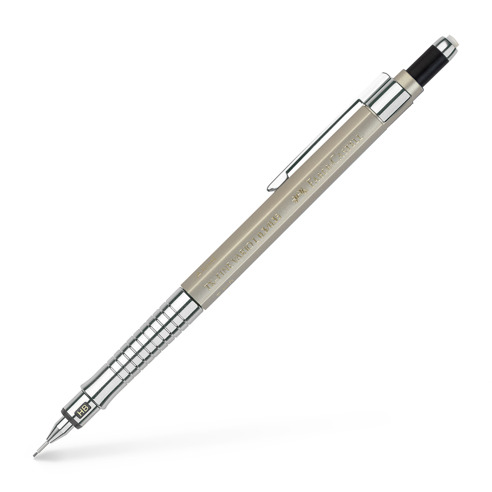 Mechanical pencil TK-Fine Vario L - Faber-Castell - Champagne Gold, 0,35 mm, HB