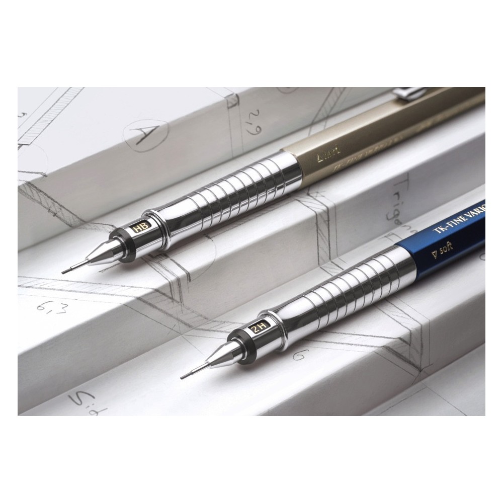 Ołówek automatyczny TK-Fine Vario L - Faber-Castell - Champagne Gold, 1 mm, HB