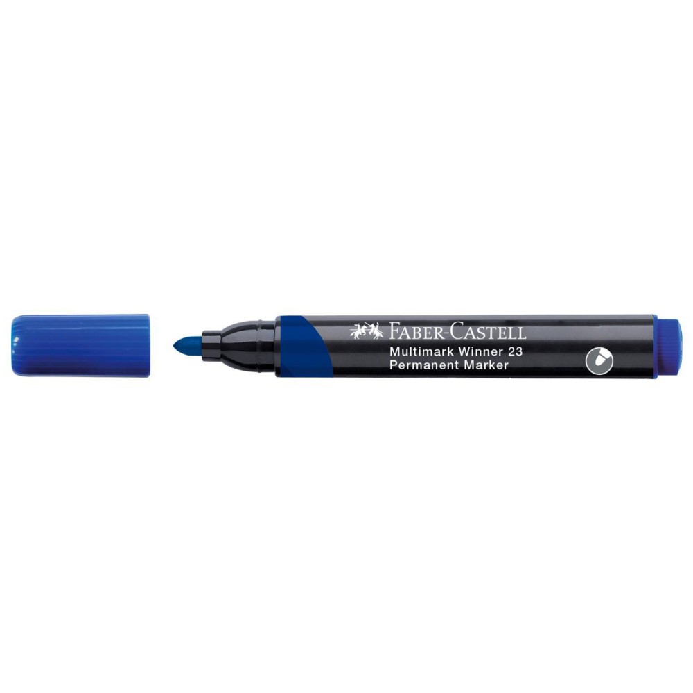 Marker permanentny Multimark Winner 23 - Faber-Castell - niebieski