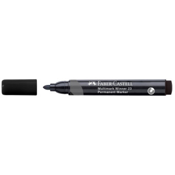 Marker permanentny Multimark Winner 23 - Faber-Castell - czarny